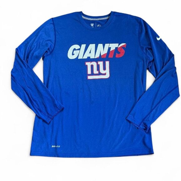 Nike New York Giants Dri-Fit long sleeve tee Size Large - Picture 1 of 3